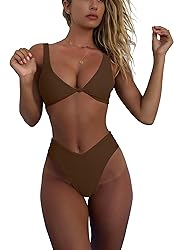 geluboao High Cut Bikini Bathing Suits for Women