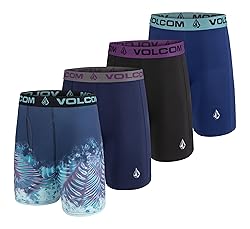 Volcom Mens Boxer Briefs Poly Spandex Performance