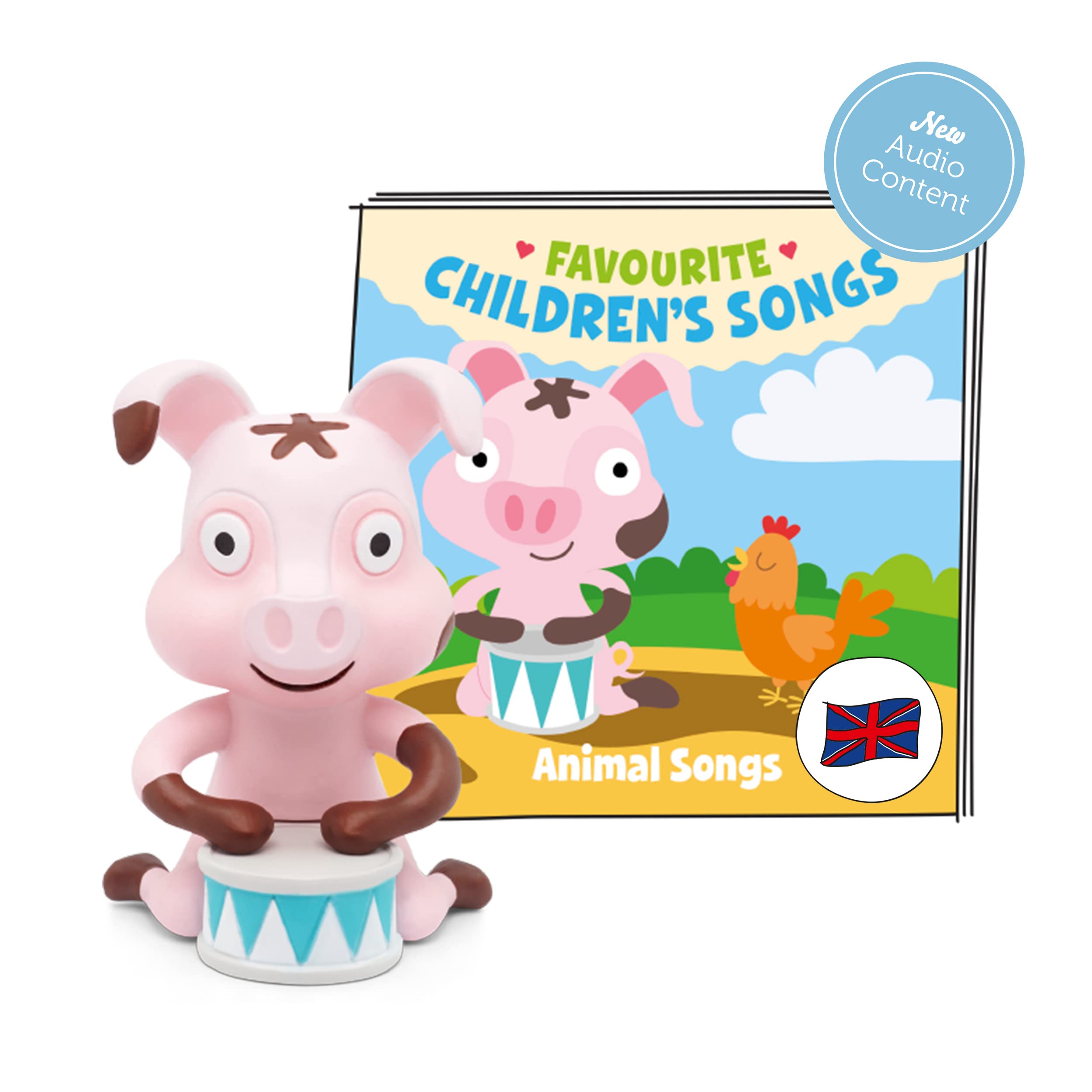 tonies Favourite Children's Songs with Animals Audio Character - Kids Songs, Audiobooks for Children