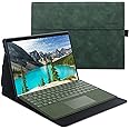 xisiciao Protective Case for Microsoft Surface Pro 9/10/ 11th Edition AI PC 2024 13" Shell Compatible with Keyboard Cover Ultral Thin & Light Heat Dissipation Design (Green)