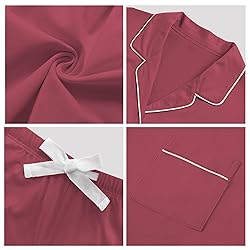 COLORFULLEAF Women's 100% Cotton Long Sleeve Pajama