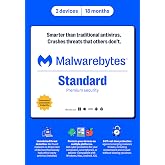Malwarebytes Standard, Premium Software | Amazon Exclusive | 2 Devices, 18 Months (Windows, Mac OS, Android, Apple iOS, Chrome) [software_key_card]