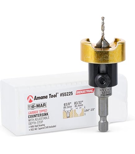 Generic LaBear (#8) Countersink Drill Bit Set, Countersink Drill Bit, Countersink Bit With Replaceable HSS Drill, 1/4" Hex Quick-C - View #9