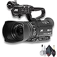 JVC GY-HM250 UHD 4K Streaming Camcorder with Built-in Lower-Thirds Graphics - Starter Bundle