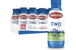 Darigold Milk 2 Percent, Reduced Fat Shelf Stable Milk with 12 Essential Nutrients, 15g Protein, rsBT Free - 14oz, 12 Pack (Two Percent)