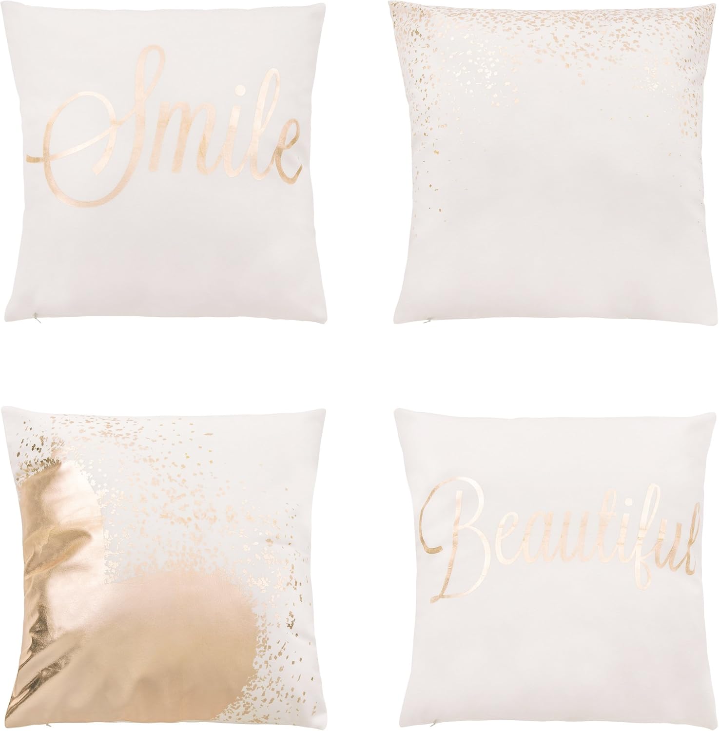 Amazon Com Throw Pillow Covers 4 Pack Decorative Couch Throw