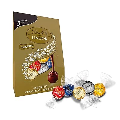 Lindt LINDOR Blandade chokladtryfflar, Kosher, 15.2 Ounce Bag