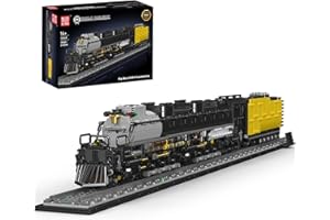 Mould King 12049 Steam Locomotive Building Set, 3040+ Pieces Large Scale Train Model Kit with Tracks and Coal Tender, Mechani