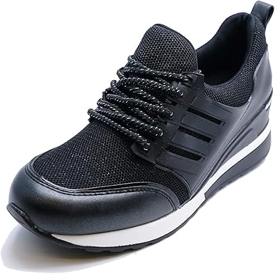 amazon ladies black trainers