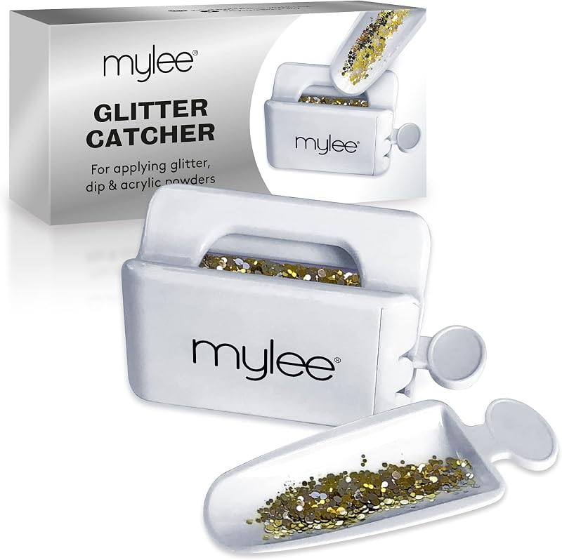 Mylee Glitter Catcher Nail Dip Powder Recycling Tool Two Tray Design Vegan