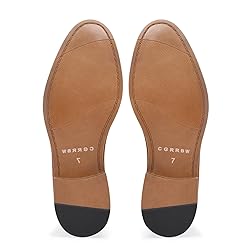 CGRRBW Brown Leather Chelsea Boots Men Dress Boots