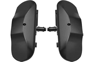 XUKEY Pair Front Windshield Washer Nozzles Jet Heated Set For VW Tiguan Amarok Scirocco Passat B6 EOS Touran Sharan Caddy Jetta Touareg Beetle Golf For Skoda Superb Yeti