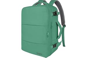 Taygeer Travel Backpack for College Woman, Lightweight Backpack for 15.6 inch Laptop with USB Charging Port, TSA Friendly Bag for Women Traveling, Back Pack Carry On Luggage for friend Gym Sport,Green