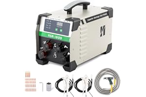 Huanyu Capacitor Discharge Stud Welder M3-M6 Stud Bolt Plate Welder Welding Machine Welding Bolt Plate Insulation Nail Screw Low Carbon Steel Aluminum Brass RSR-1600