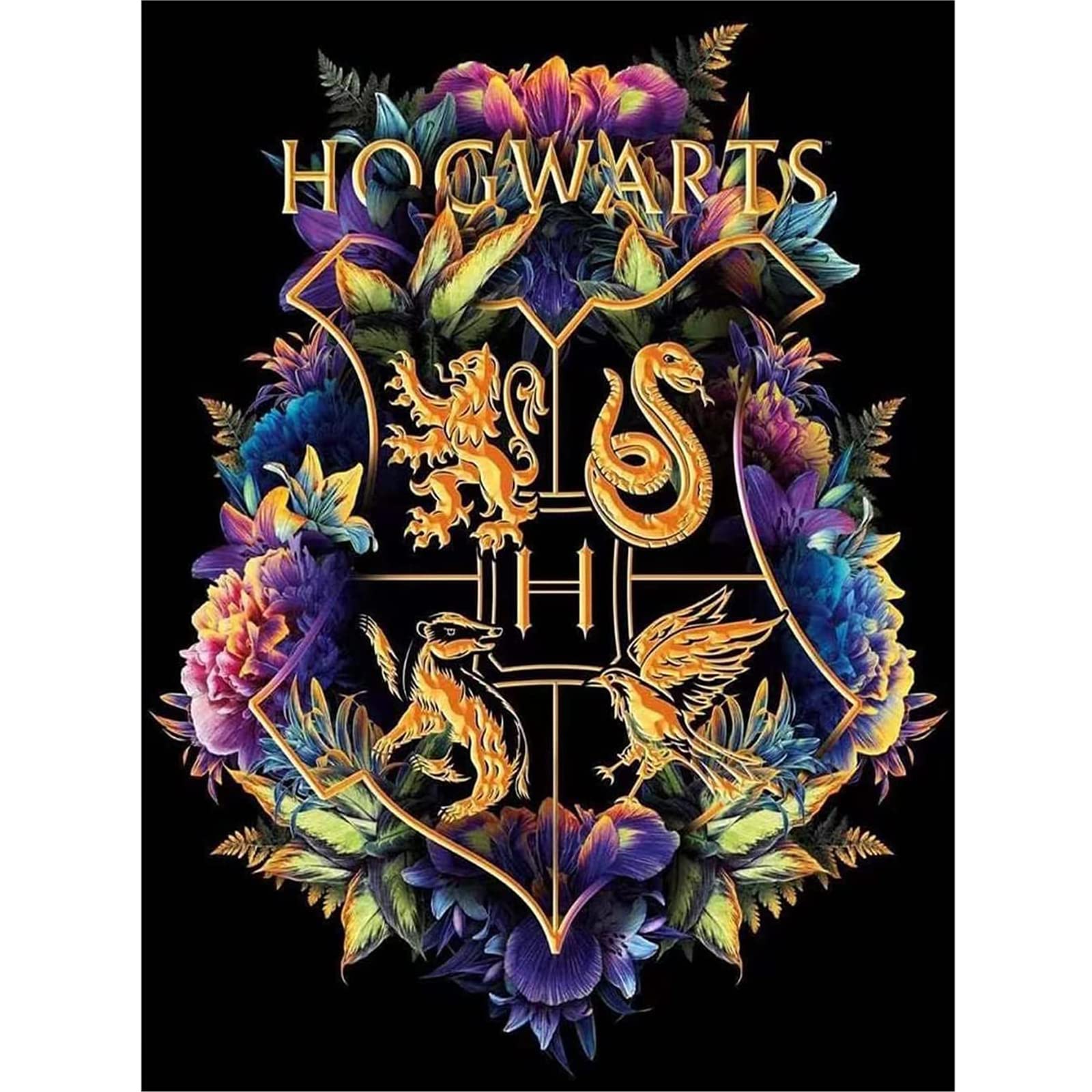 Realjoy 5D Diamond Painting Kits for Adults Kids Crafts Diamond Art Kits Full Drill Painting Rhinestone Embroidery Pictures for Home Decor(30x40cm)