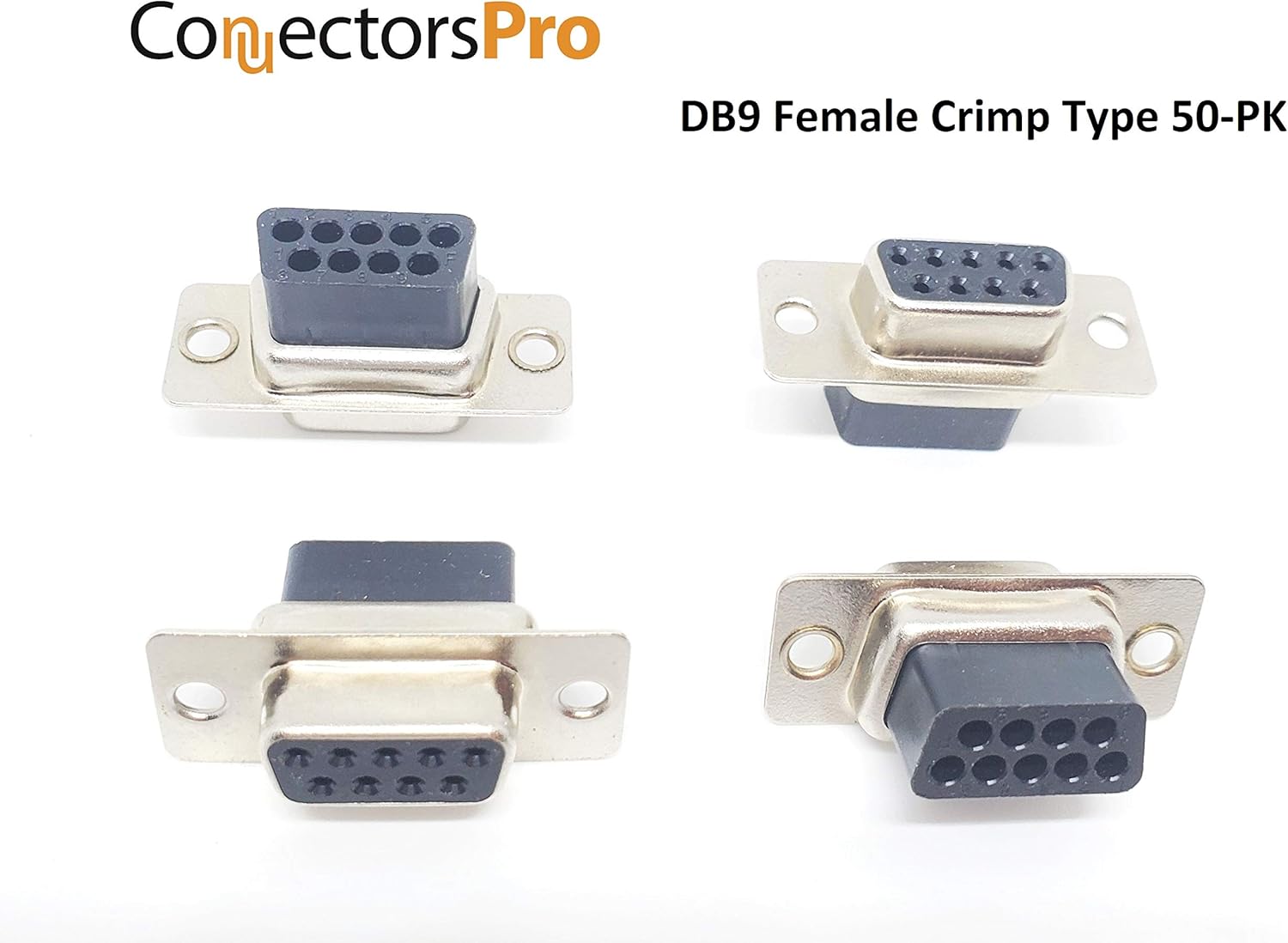 Pc Accessories Connectors Pro 50 Pack DB9 Female DSub