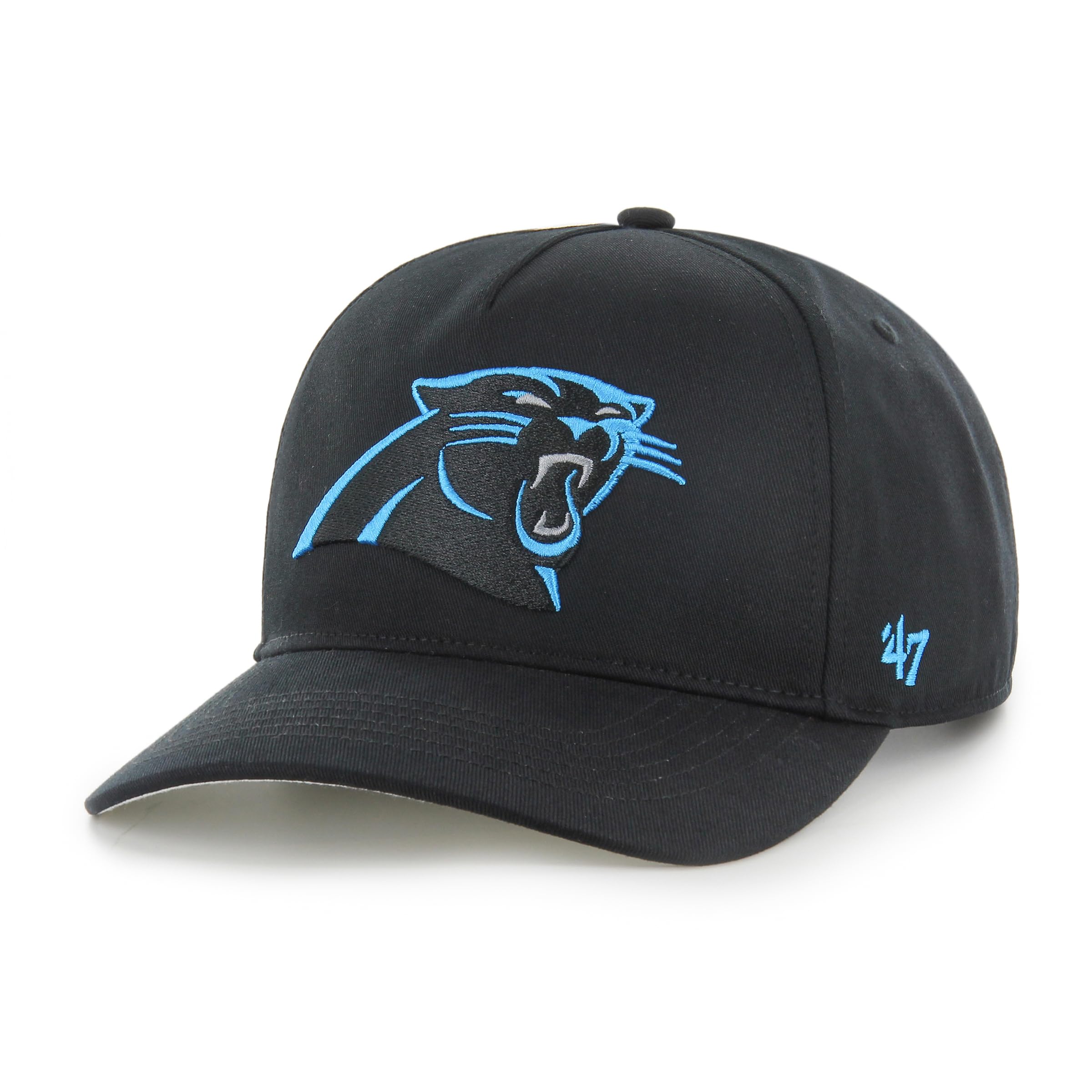 47 Carolina Panthers NFL Hitch RF Unisex Baseball Cap, Adjustable, Team Badge, Black