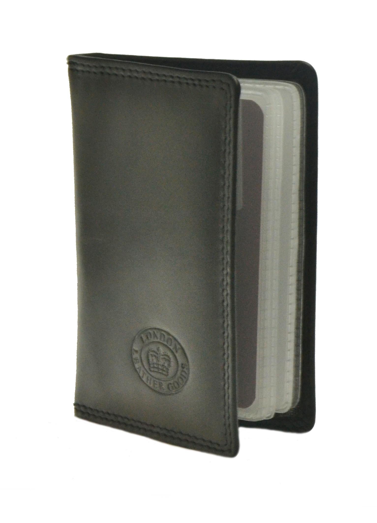 Hard Wearing Genuine Leather Credit Card Case, 12 inserts. 8 Colours-2