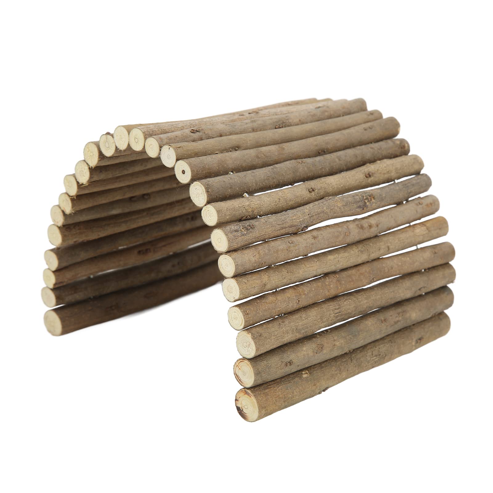 Hamster bridge made of wood, naturally flexible hamster bridge for versatile use for guinea pigs 15 * 60CM