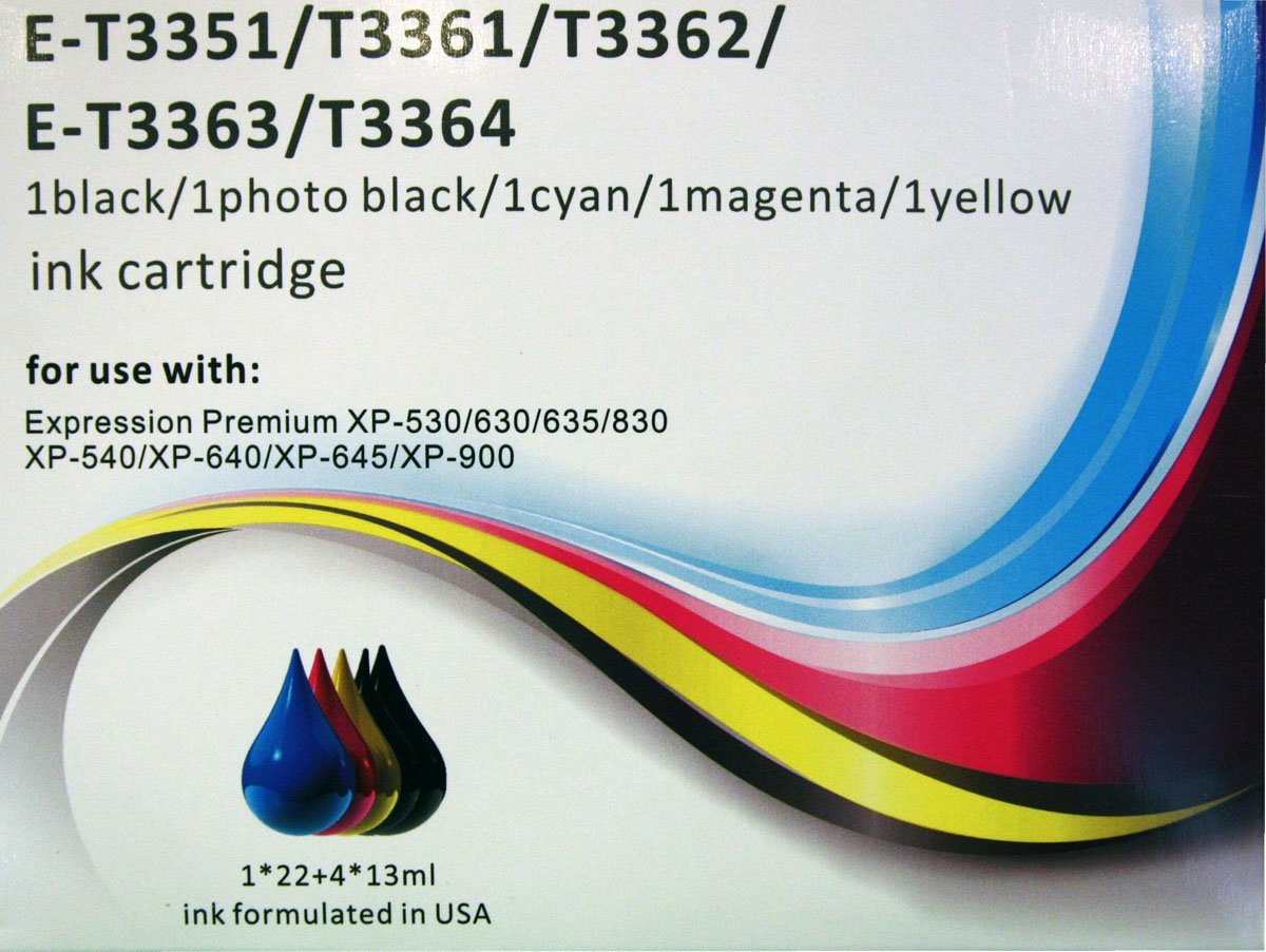 PRINKTONER 33XL MULTIPACK INK COMPATIBLE FOR EPSON XP-530,XP-630,XP-635,XP-830