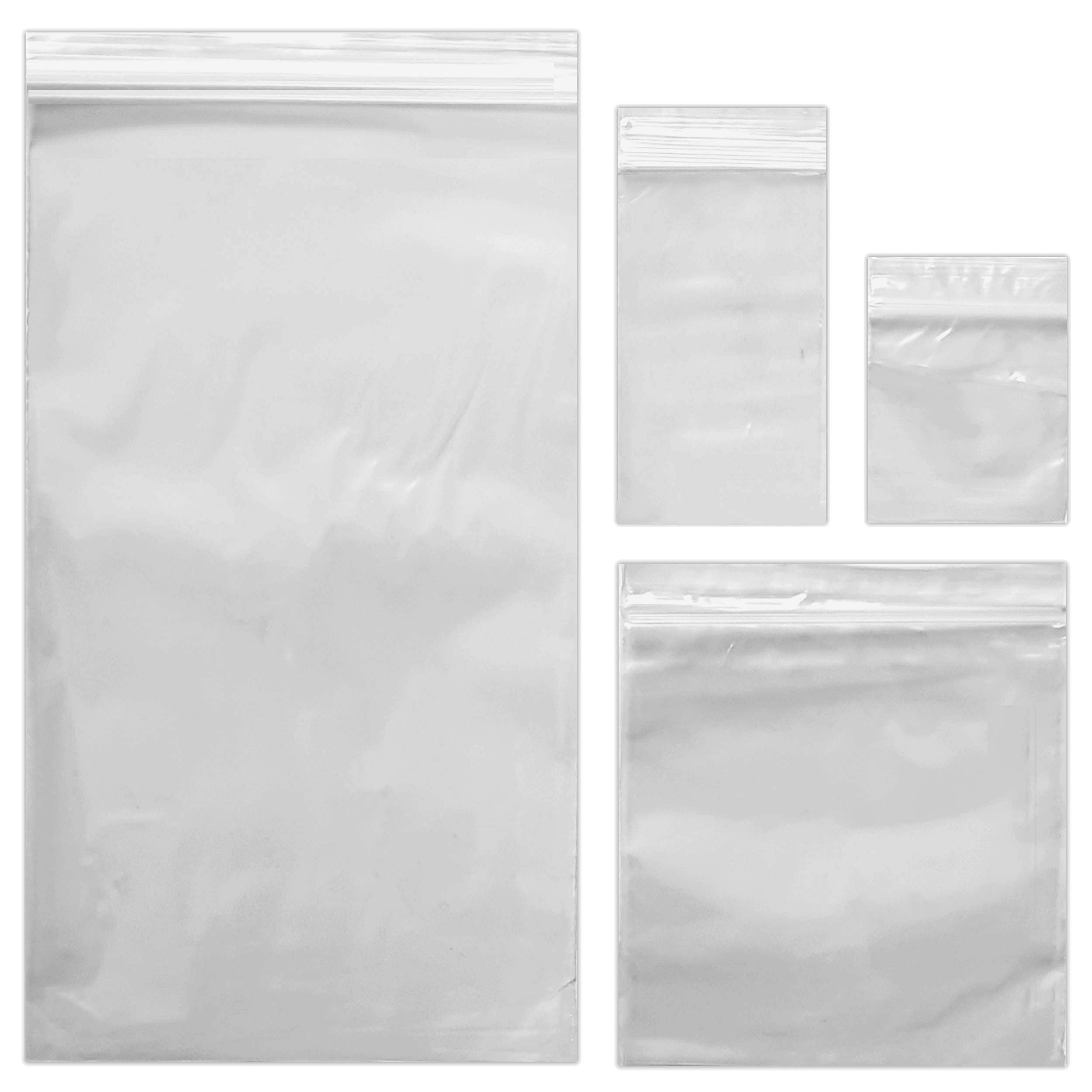 100 Small UKPLAST Grip Seal Bags, 2.25"x3" / 5.7x7.6cm Resealable Clear Plastic Bags for Food,Kitchen Storage,Packaging - Recyclable Durable Reusable Ziplock Self Sealed Bags for Pills & Jewellery