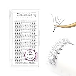 NAGARAKU Premade Fans Eyelash Extensions Premade