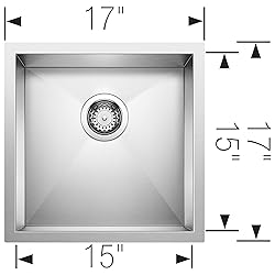 Blanco 515637 Precision Bar Sink, Stainless Steel