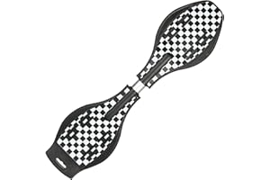 Magnitt Caster Board, Deluxe Junior Skateboard with Illuminating Wheels for More Excitement,Fun and Visibility, Twistboard for Kids 8+, Upgrade Color