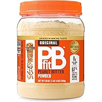 PBfit All-Natural Peanut Butter Powder, Powdered Peanut Spread From Real Roasted Pressed Peanuts, 8g of Protein, 30 Ounce (Pa