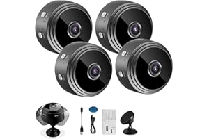 Mini Guard Cam 2025 Magnetic Mini Security Camera | 1080p HD Hidden Camera with Audio | Wireless Indoor/Outdoor Surveillance 