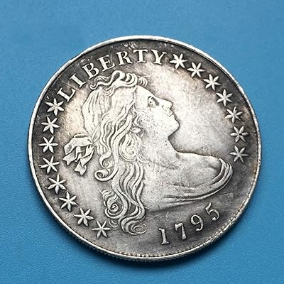 KaiKBax Best Morgan US Dollars-Old Coin Collecting-USA Old Pre Morgan Dollar-Handmade Coin- 1795