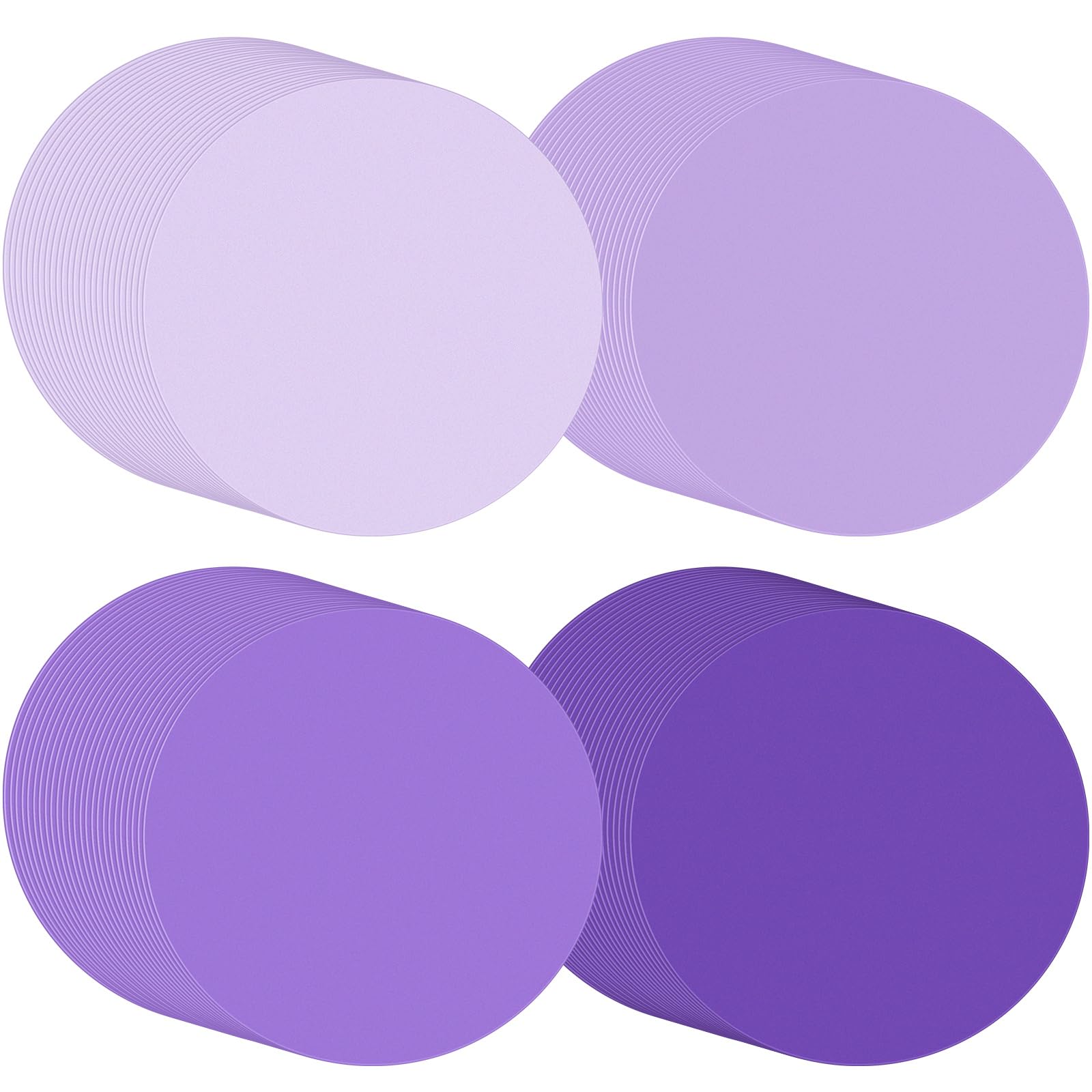 Photo 1 of Moinchore 100 Pcs Purple Paper Place Mats Disposable Paper Placemats Wedding Bridal Shower Halloween Thanksgiving Winter Holiday Birthday Party Supplies Home Dinning Decor(Purple,13 Inch)