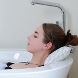 HANKEY Bathtub Pillow Bath Spa Head Rest Cushion w/ 8 Suction Cups 27.9cm view 5