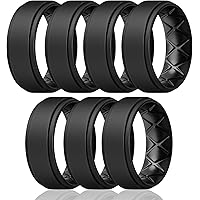 Mens Rubber Wedding Rings Egnaro Silicone Rings For Mens With Half