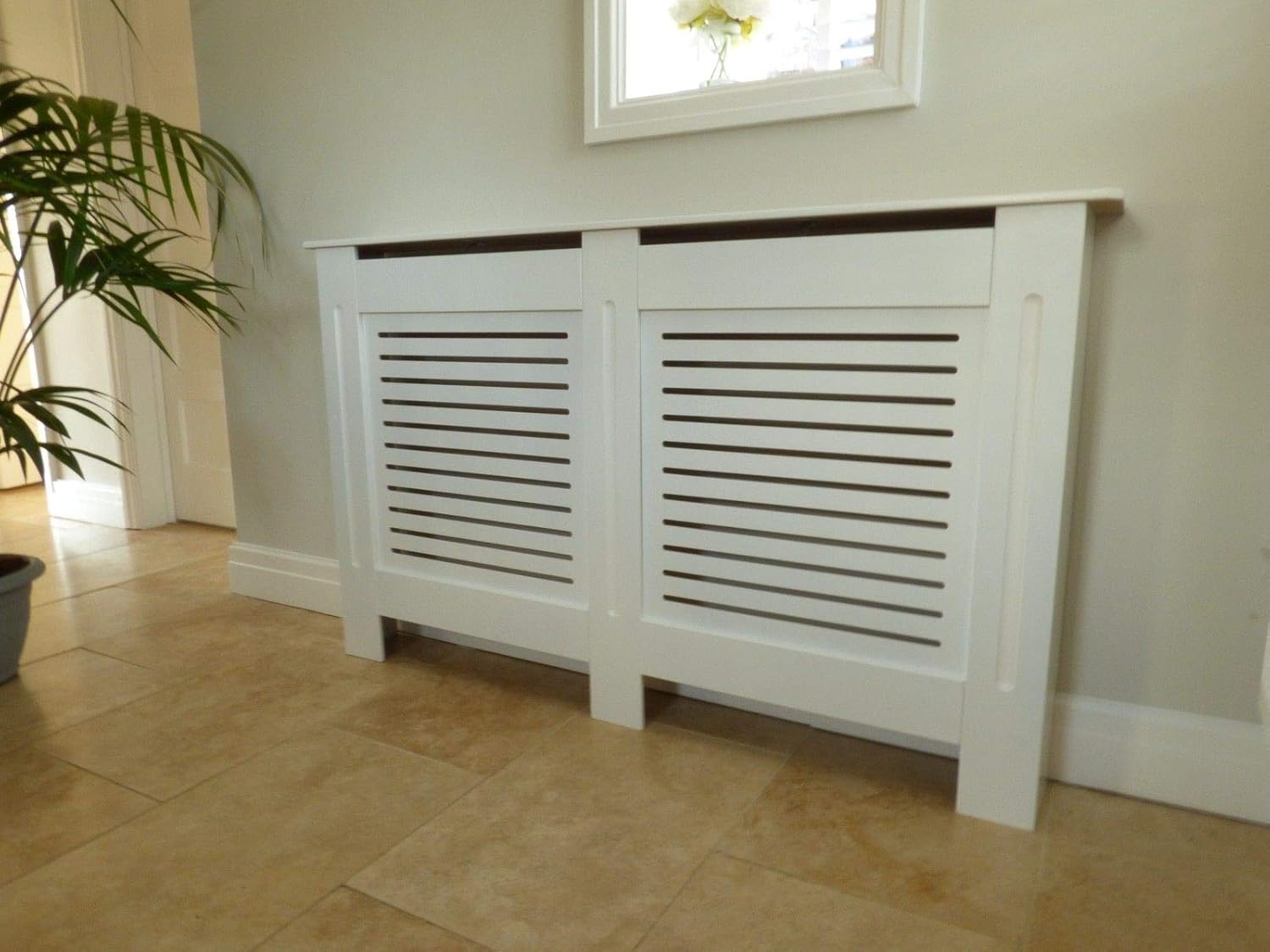 Generic Large Ge Mdf Extra Arge Radiator Cover White D Amazon Co Uk Electronics