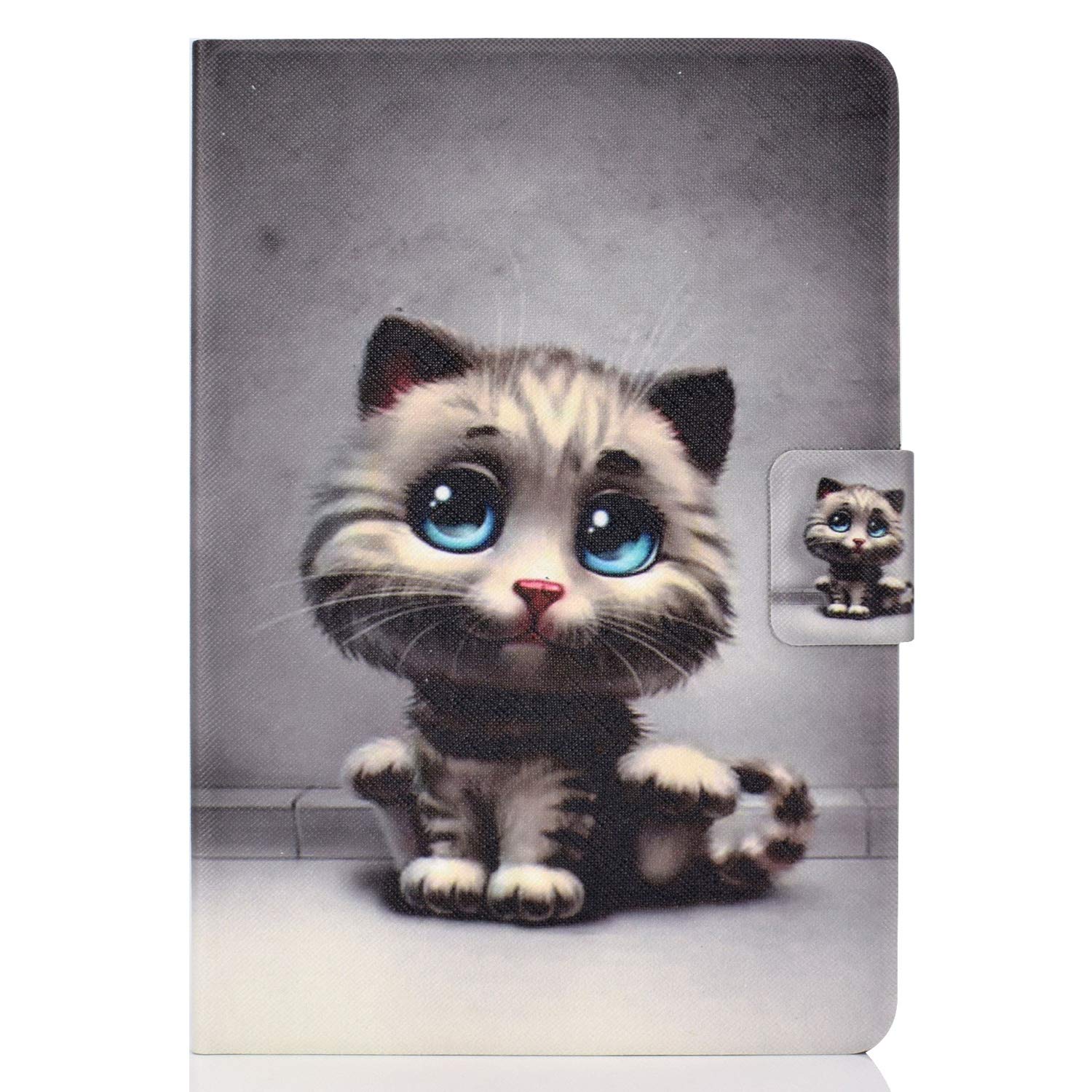 Bspring Case Fits 6" All-New Kindle (11th Generation-2022/2024 Release), Book Style Leather Shockproof Cover with Auto Sleep/Wake for Kindle 2022 11th Gen e-Reader,Pet cat