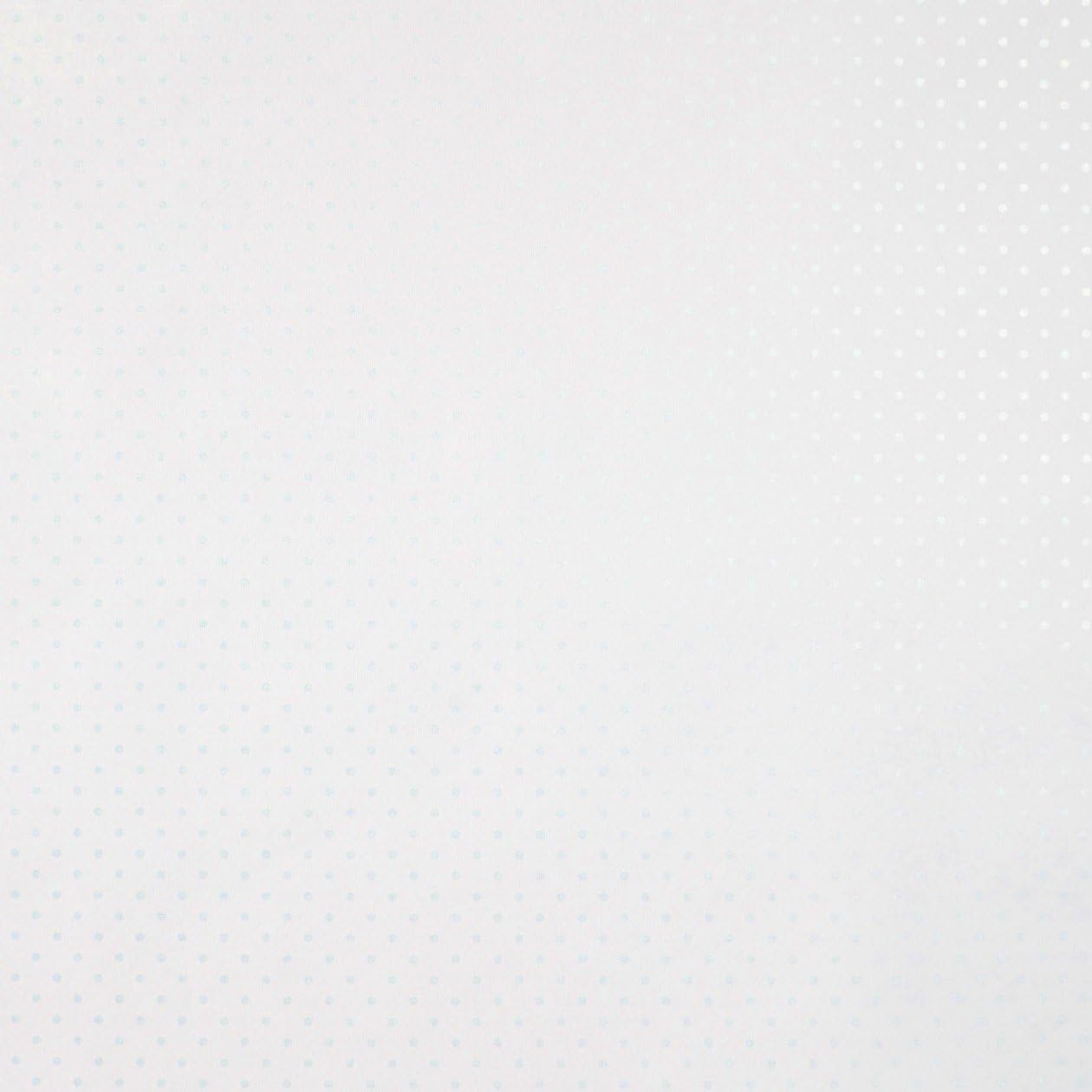 Caselio Only Girl 61995008 Polka Dot Wallpaper in White Background and Drawings in Metallic Blue