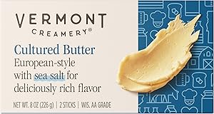 Vermont Creamery® Cultured Butter Sea Salt, 8 oz in 2 Sticks