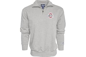 Blue 84 NCAA mens Quarter Zip Sweatshirt Icon