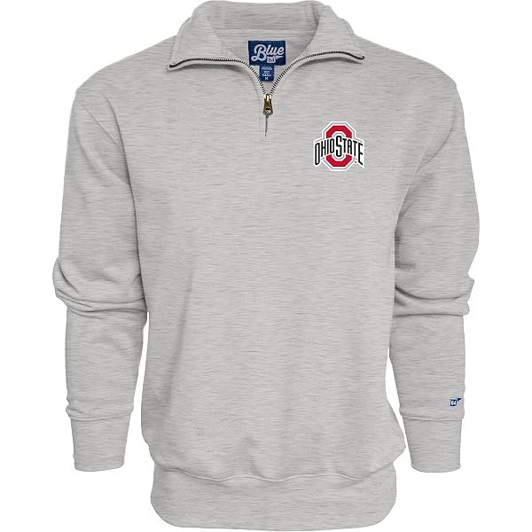 Vantage Apparel Men's Ohio Bobcats 1/4 Zip Pullover - Micro Mesh Performance Quarter Zip, X-Large