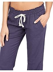 Roxy womens Oceanside Pants, Mood Indigo, Medium US
