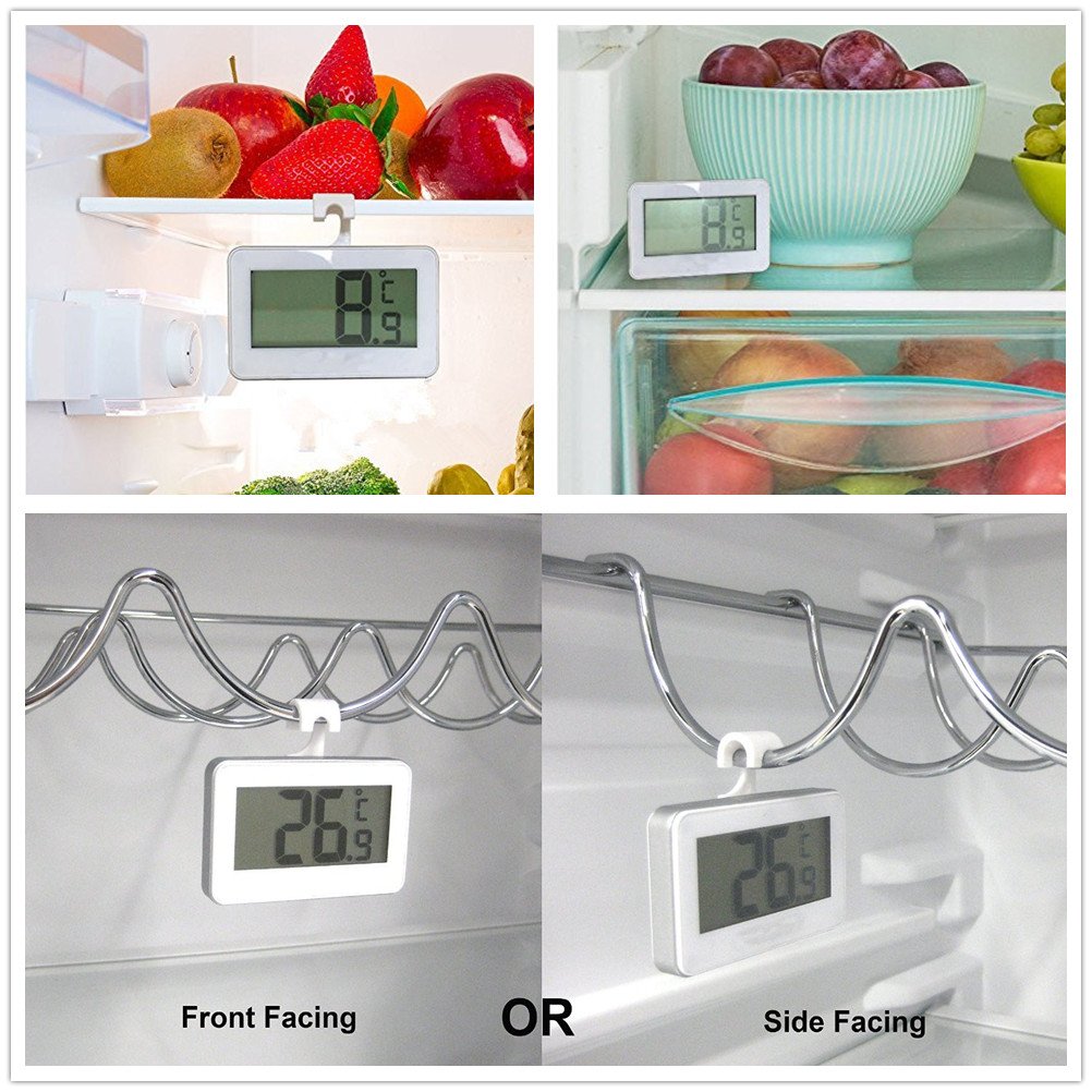 Termómetro para nevera, 2 unidades, termómetro digital para ...
