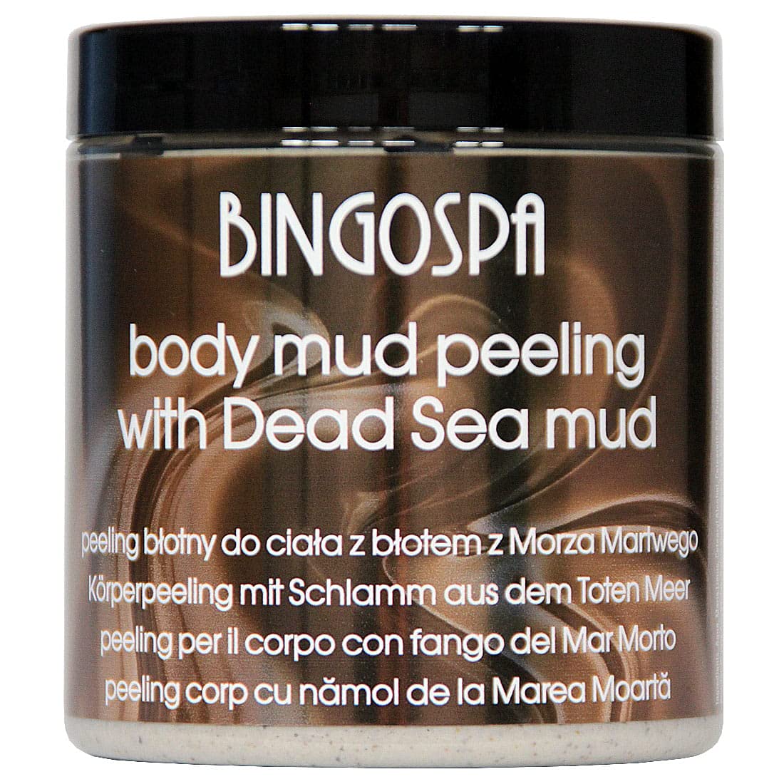 BINGOSPA Dead Sea Mud Body Scrub Peeling for Oily Skin, Cellulite and Stretch Marks - 250g