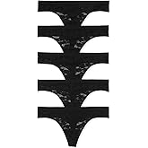 Victoria's Secret PINK Women's Lace Thong Underwear, Panties for Women, Multi Pack (XS-XXL)