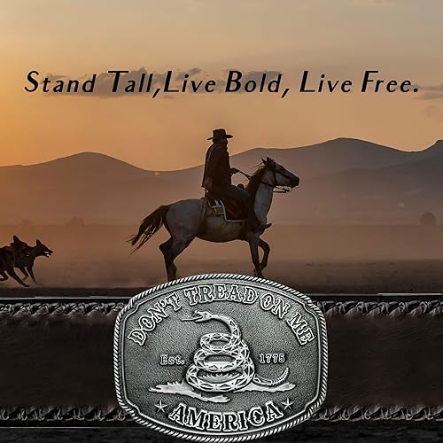 LKKLUYIC Western Belt Buckles for Men Cowboy Belt Buckle American