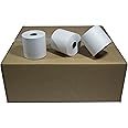 3" x 165' Kitchen Register Rolls,1 Ply Bond Printer Printer Pos Paper Roll 100 Rolls/Case (Single Solid Core 46GSM)