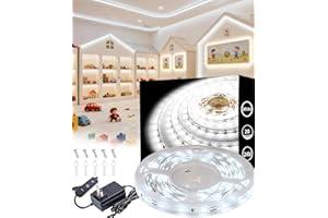 Led Strip Lights for Bedroom Dimmable 20 FT 360 LEDs Rope Light Flexible Super Bright White Tape Lights for Ceiling Room Home