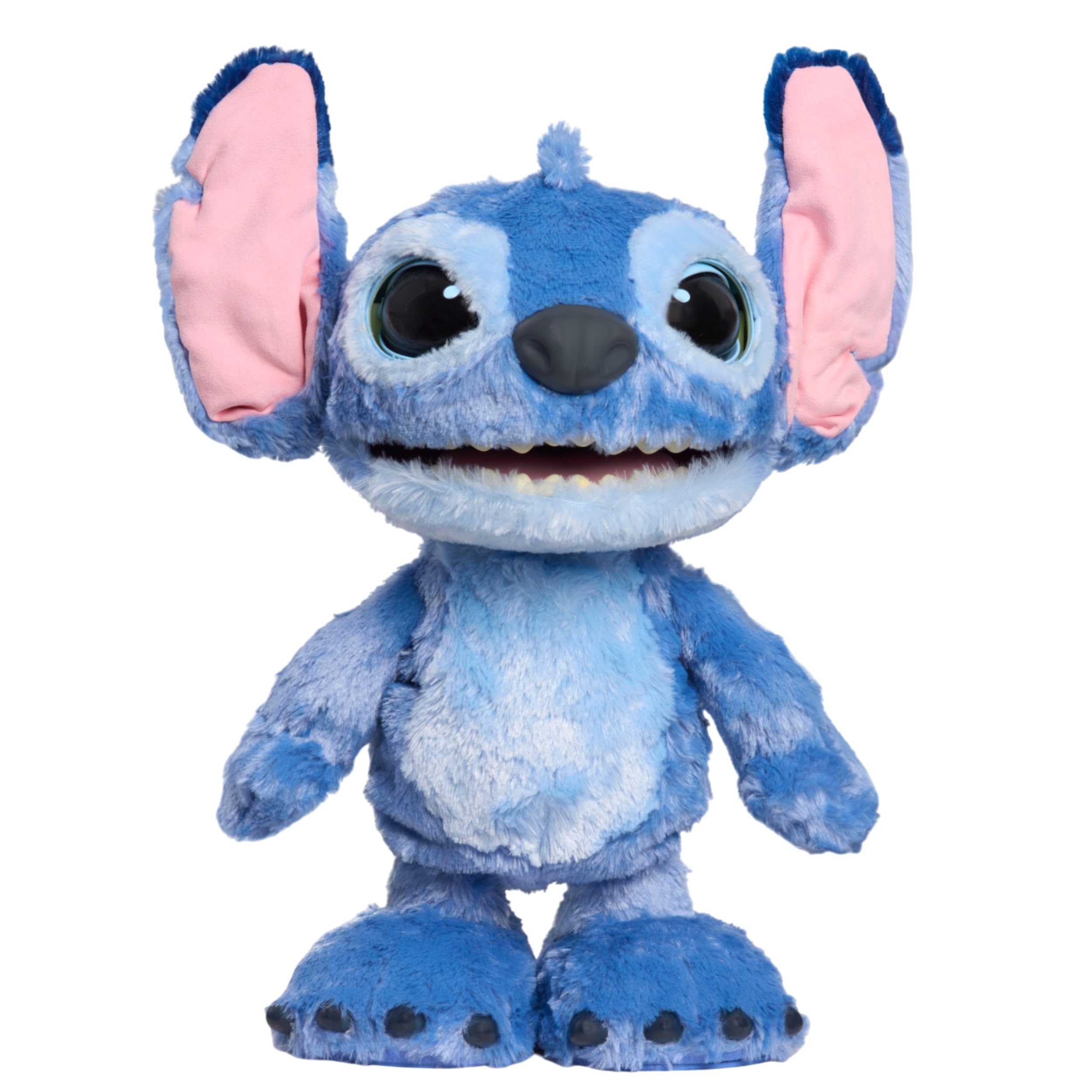 Just Play Disney Ultimate Stitch – Funktionsplüschtier, 100+ Geräusche und Reaktionen, ab 3 Jahre, 43cm, interaktiv, Kuscheltier