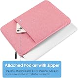 ProElife 13-Inch Laptop Sleeve Case for MacBook Air 13.6 in Pink Canvas view 5