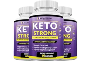 Gold Nutra (3 Pack) Keto Strong Diet Pills, New 2022 Formula, 3 Month Supply